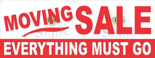 MOVING SALE banner